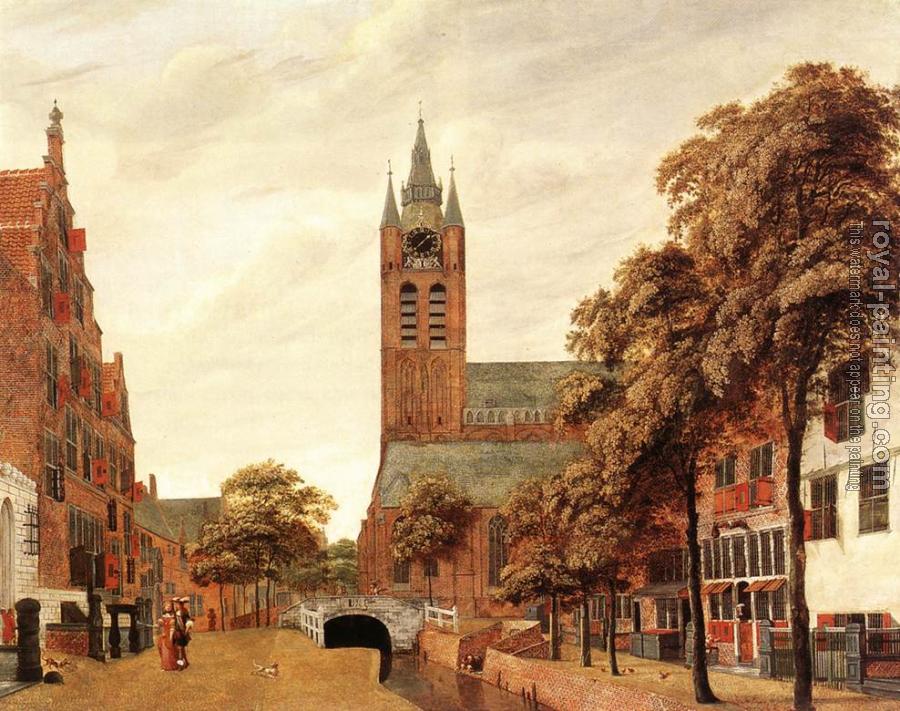 Jan Van Der Heyden : View of Delft